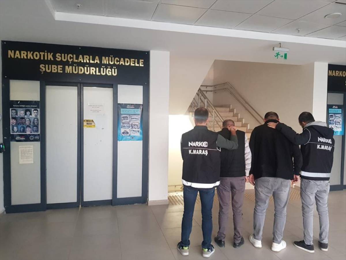 Kahramanmaraş'ta uyuşturucu operasyonlarında yakalanan 3 şüpheli tutuklandı