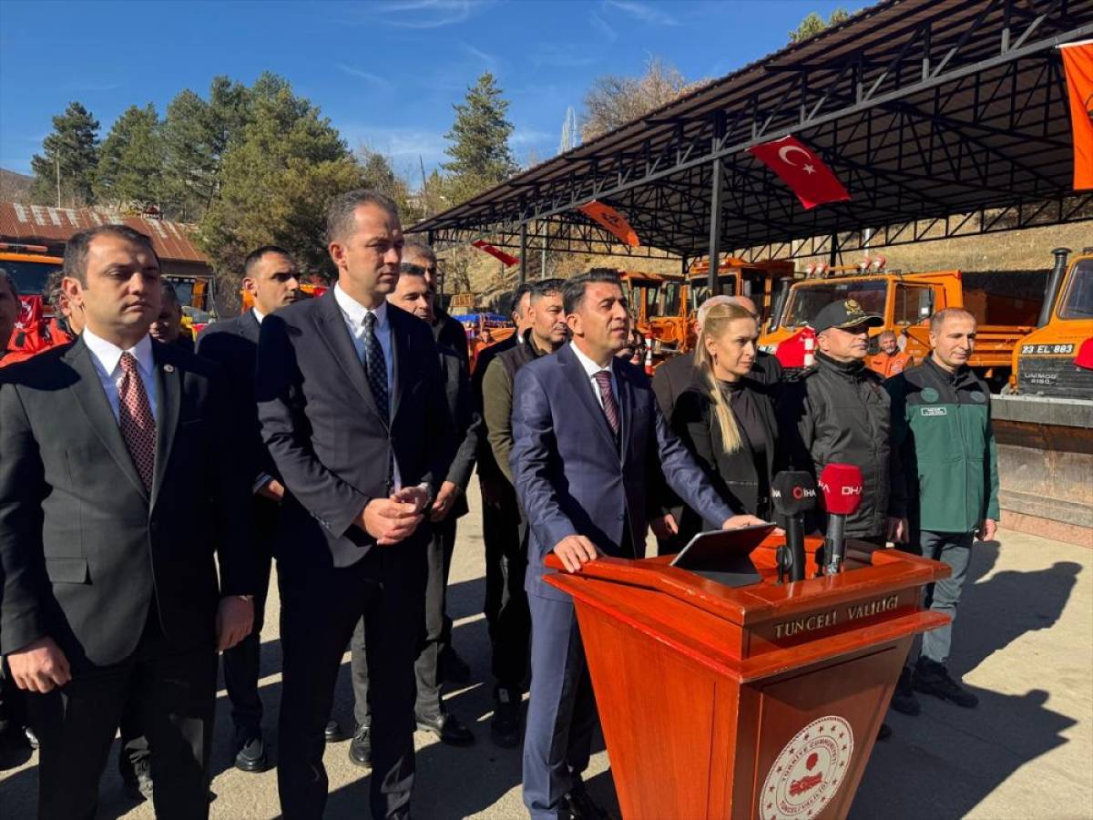 Tunceli Valisi Aygöl, kentte alınan kış tedbirlerini anlattı: