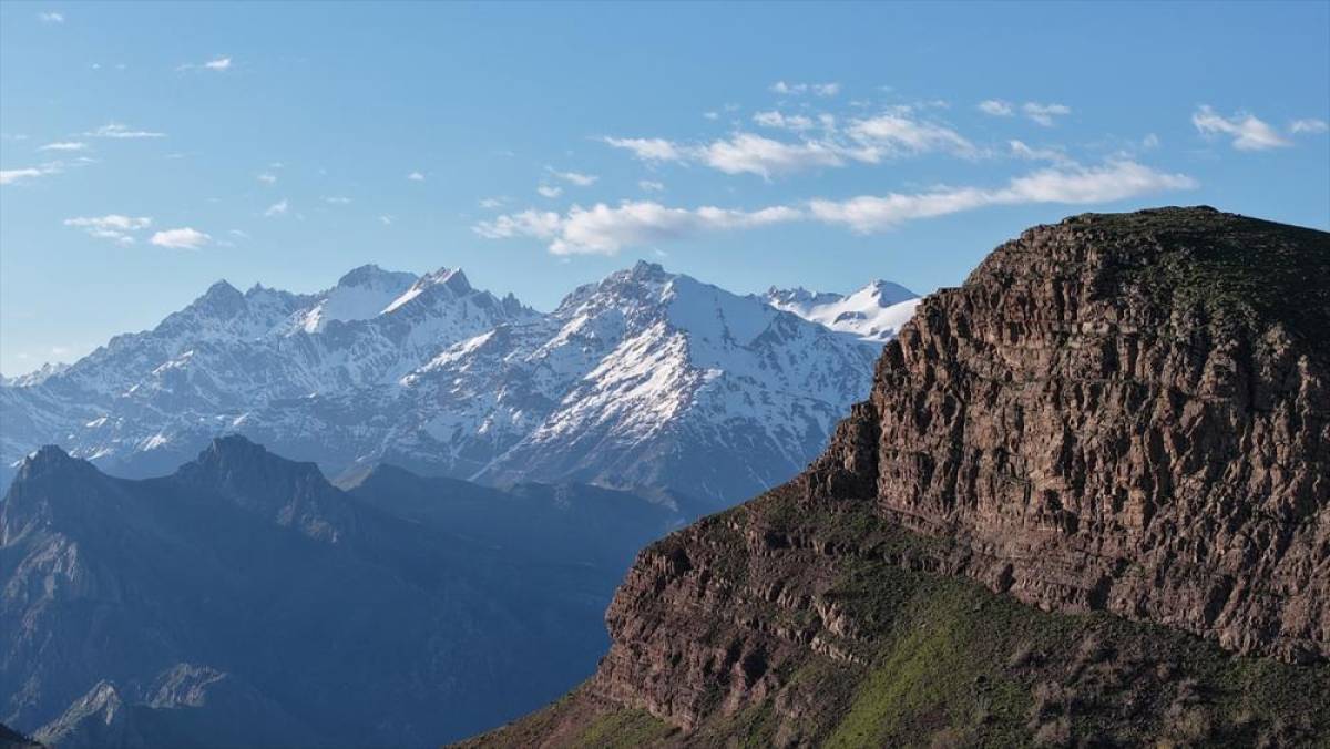 Hakkari'deki Sılo Yaylası lale ve &ccedil;i&ccedil;eklerle bezendi