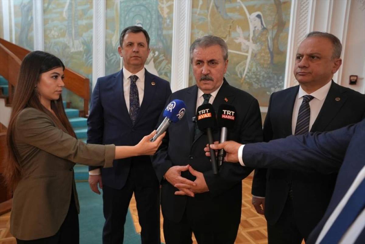BBP Genel Başkanı Destici, Taşkent B&uuml;y&uuml;kel&ccedil;iliğini ziyaret etti