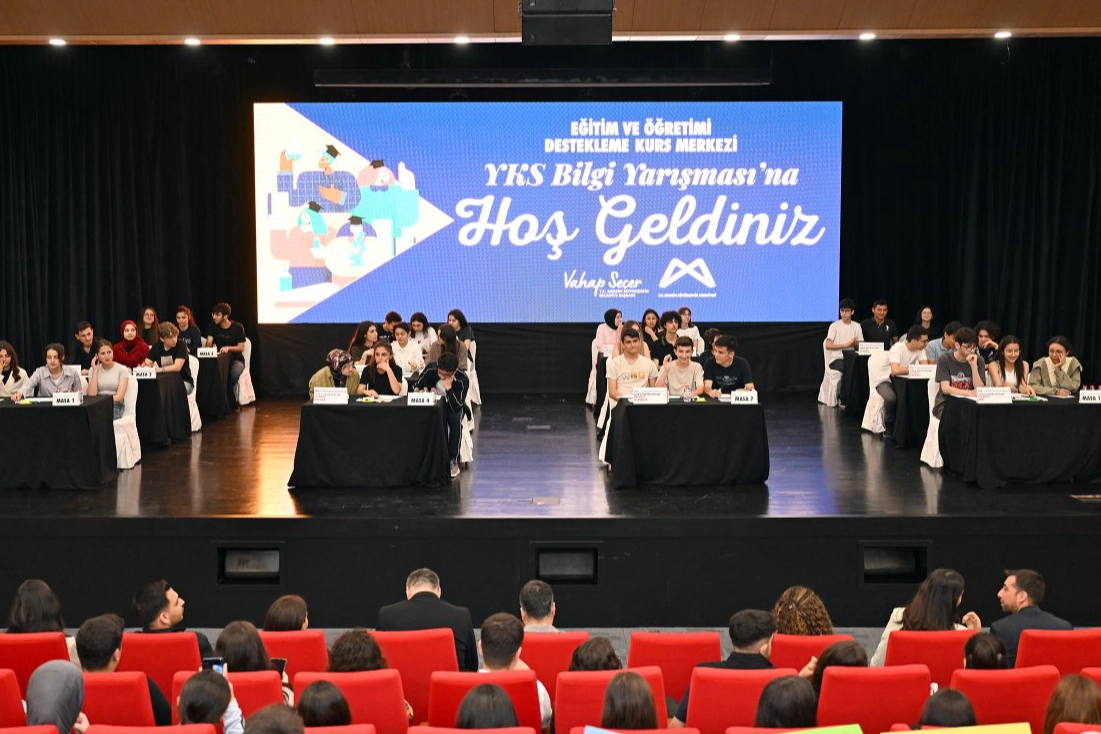 Mersin B&uuml;y&uuml;kşehir&rsquo;den YKS &ouml;ncesi moral yarışması