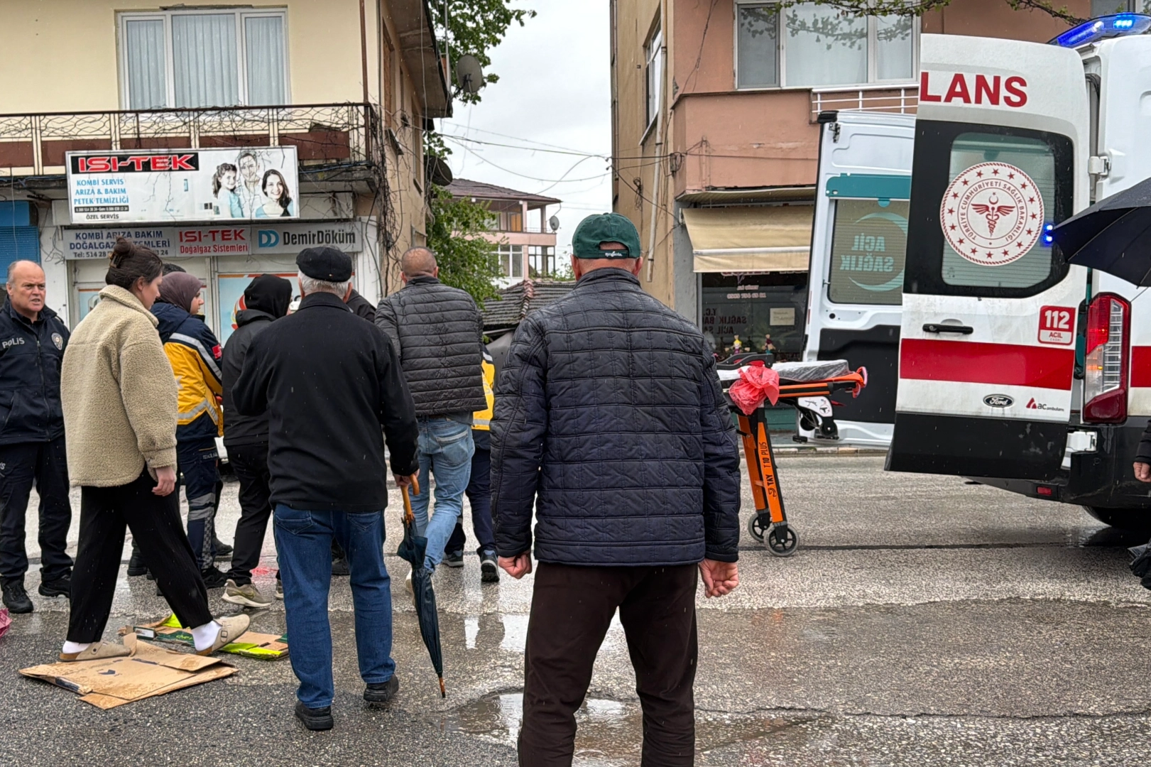 D&uuml;zce'de kaza: 1 yaralı