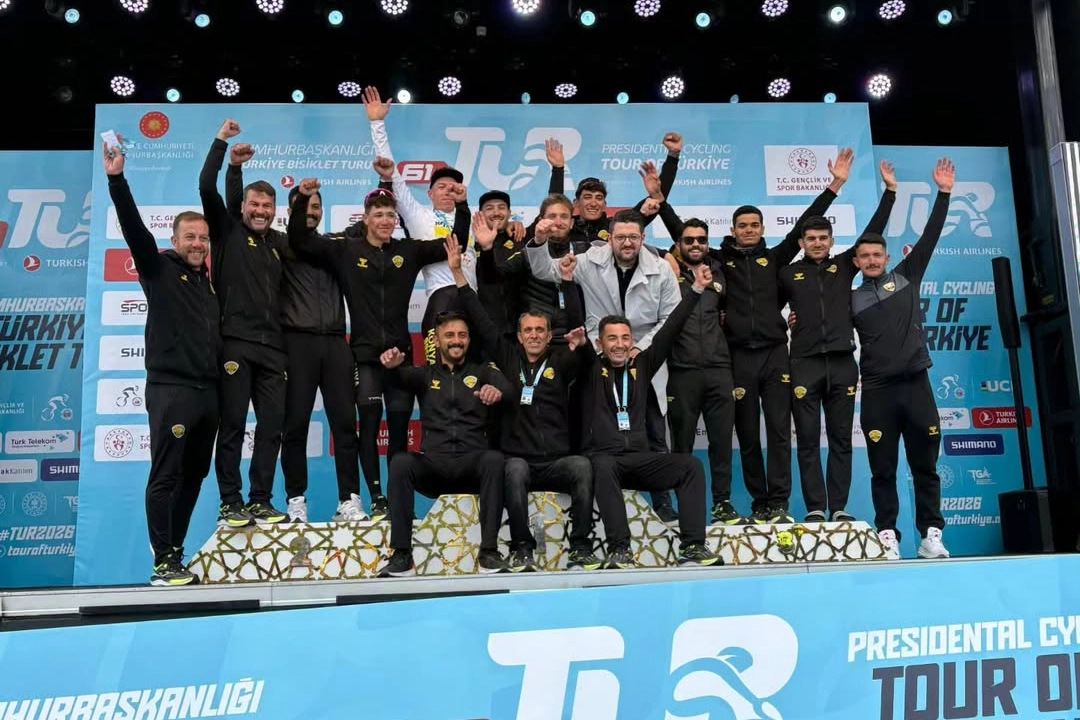 Konyalı sporcular Cumhurbaşkanlığı Turu'nda g&ouml;z doldurdu