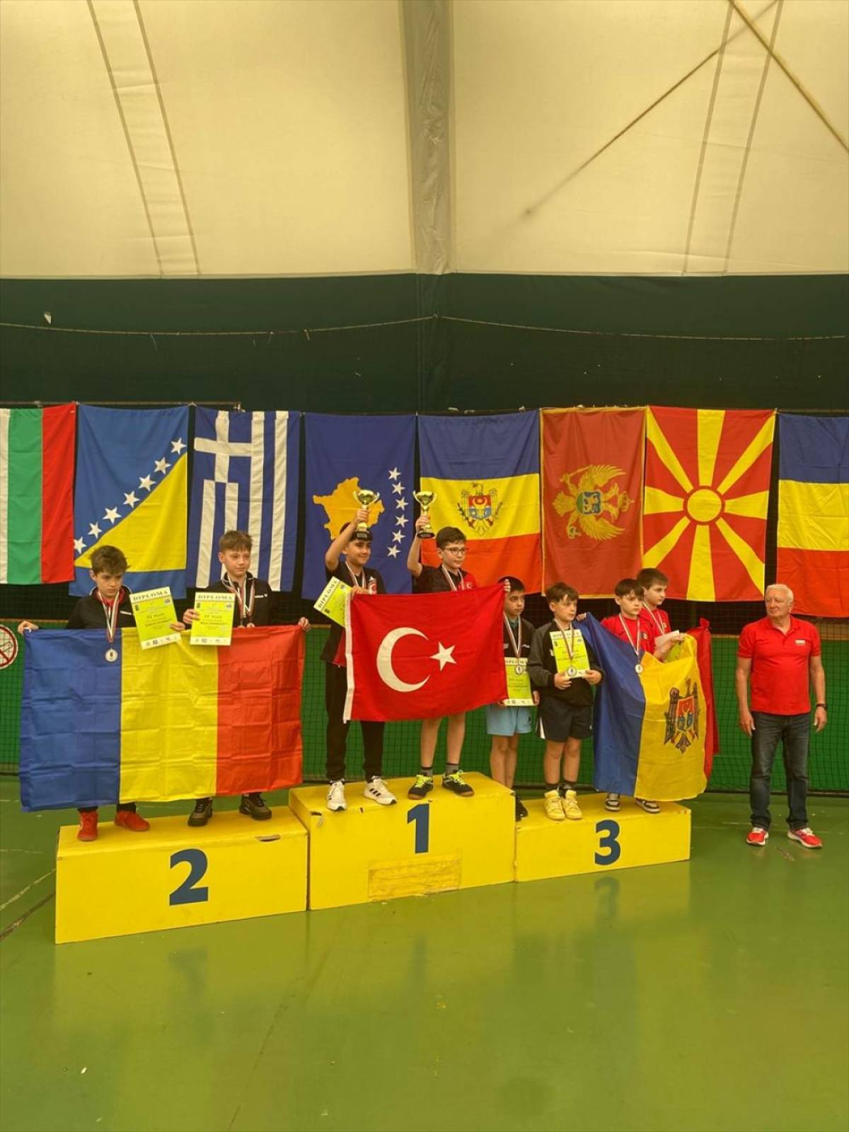 Malatyalı milli sporcu masa tenisinde Balkan şampiyonu oldu