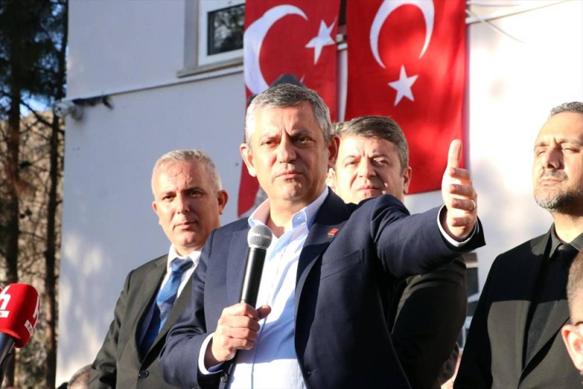 CHP Genel Başkanı &Ouml;zel, Adıyaman'da konuştu: