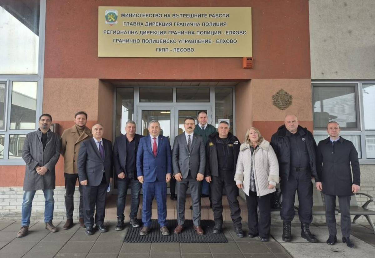 Hamzabeyli'deki tır yoğunluğu Bulgaristan makamlarıyla ele alındı