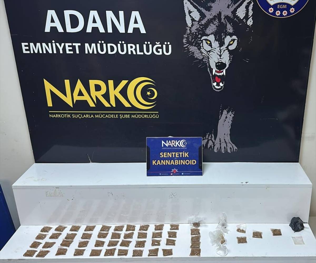 Adana'da uyuşturucu operasyonunda yakalanan 4 zanlı tutuklandı