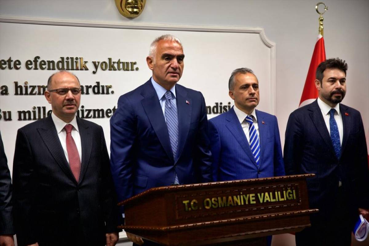K&uuml;lt&uuml;r ve Turizm Bakanı Ersoy, Osmaniye'de konuştu: