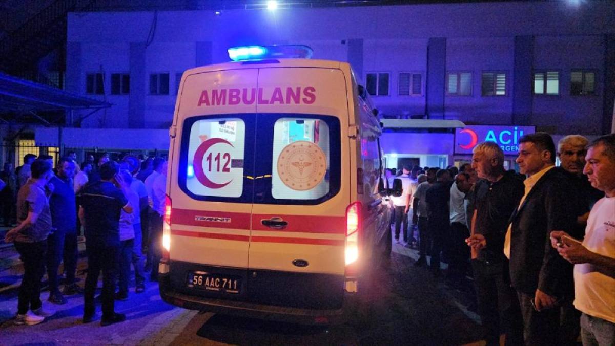 Siirt'te, düğünde silahlı saldırı sonucu 1 kişi öldü, 3 kişi yaralandı