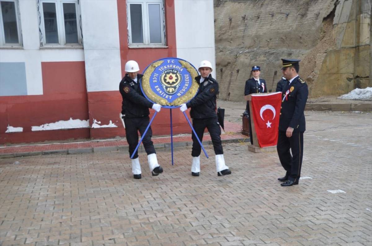 Yüksekova'da Türk Polis Teşkilatının kuruluşunun 179. yıl dönümü kutlandı
