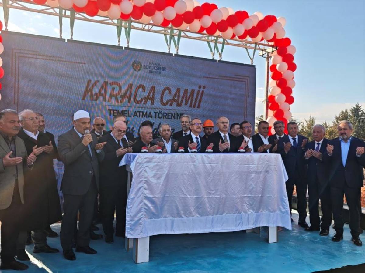 Malatya'da Şehir Mezarlığı Camisi'nin temeli atıldı