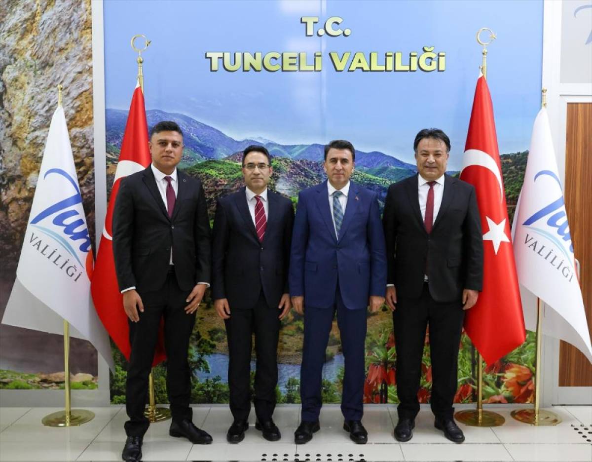 Milli Eğitim Bakanlığı Başm&uuml;fettişi Bulut, Tunceli Valiliğini ziyaret etti