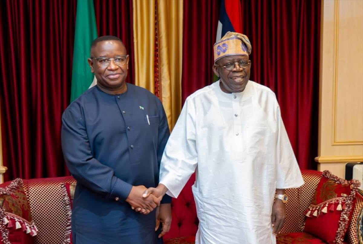 Sierra Leone Cumhurbaşkanı Bio, Nijerya Devlet Başkanı Tinubu ile görüştü