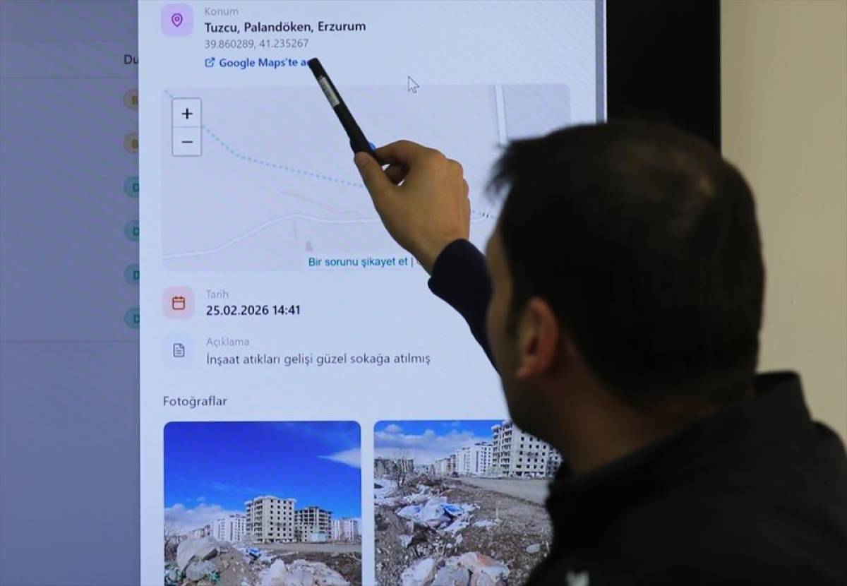 Erzurum'da yaşayanlar "Dijital Muhafızlar" uygulamasıyla temiz &ccedil;evre i&ccedil;in denet&ccedil;i oldu