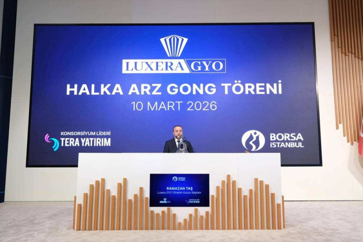 Borsa İstanbul'da gong Luxera GYO i&ccedil;in &ccedil;aldı