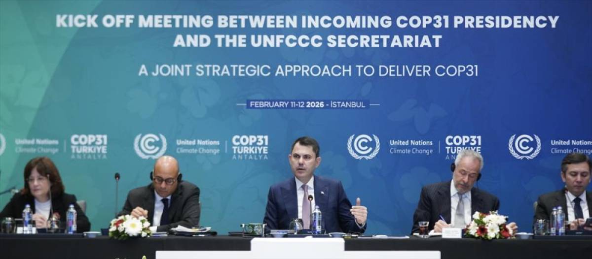 İstanbul'da, bakan Kurum başkanlığında COP31'in başlangı&ccedil; toplantısı yapıldı