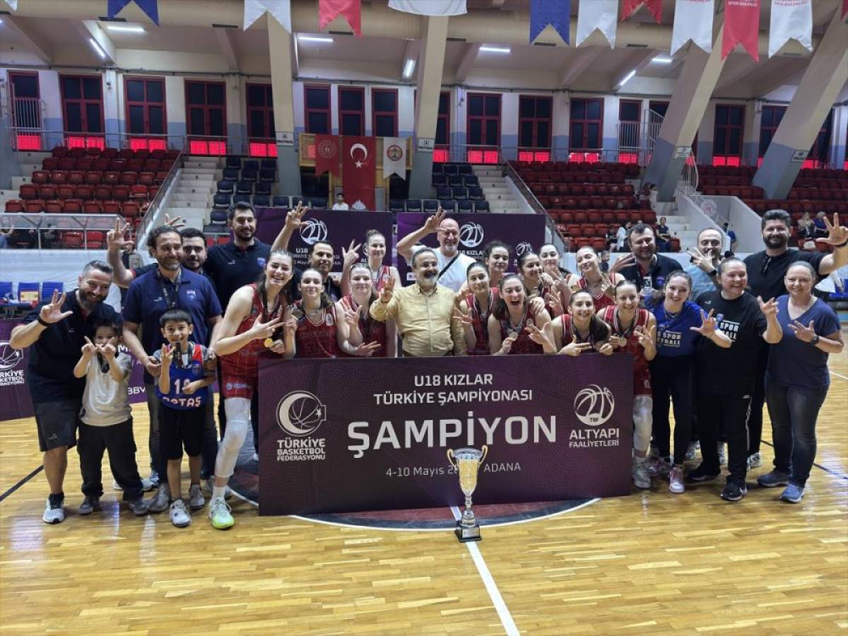 Basketbolda 18 Yaş Altı Kızlar T&uuml;rkiye Şampiyonası'nı Botaş kazandı