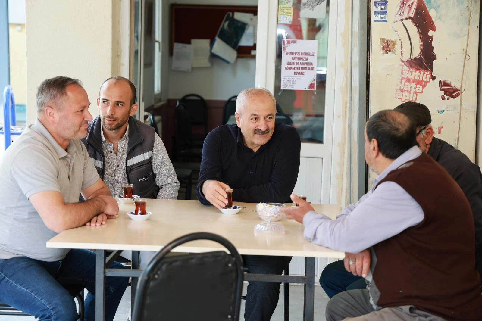 Gebze'de Başkan B&uuml;y&uuml;kg&ouml;z Yağcılar sakinlerini dinledi