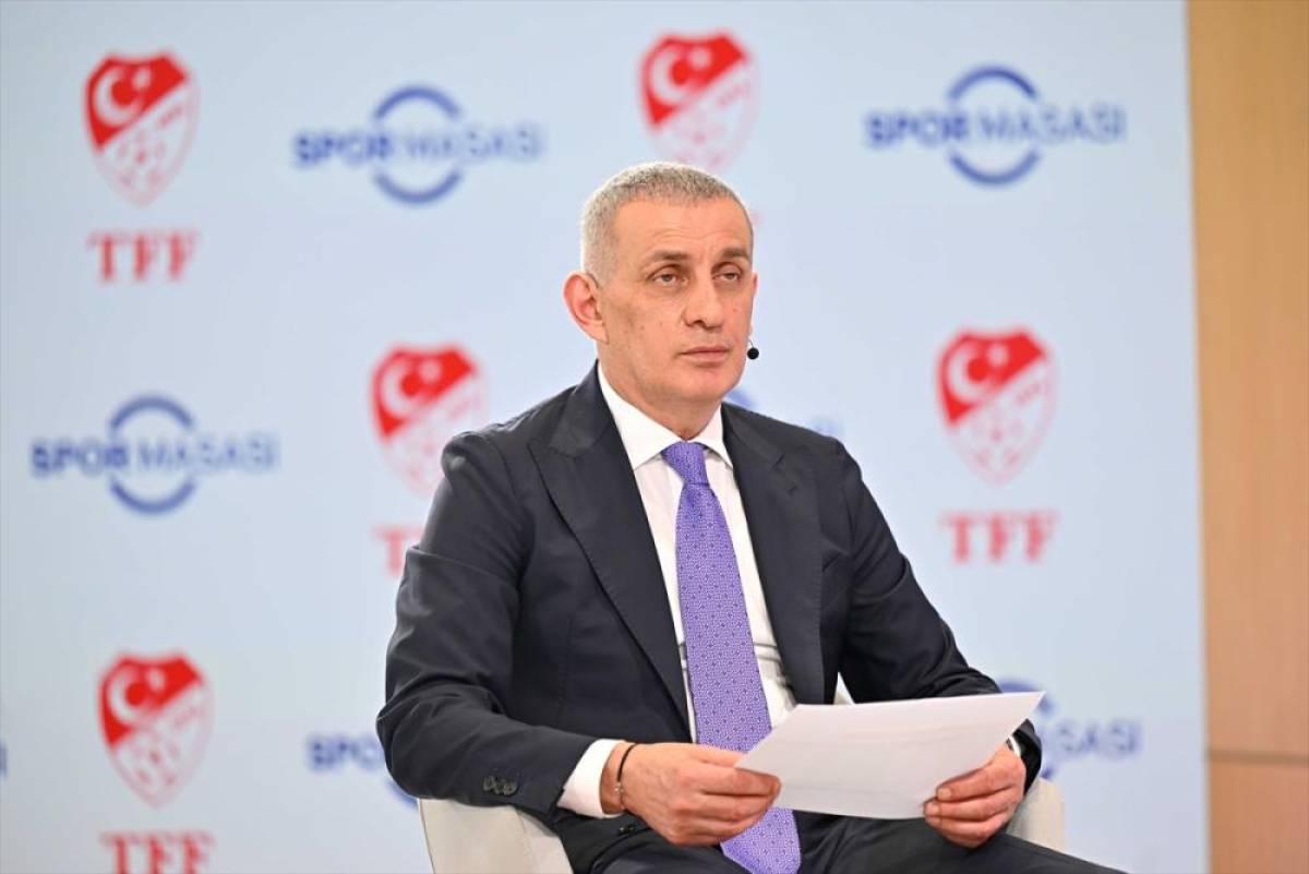 TFF Başkanı Hacıosmanoğlu, AA Spor Masası'nın konuğu oldu: (1)