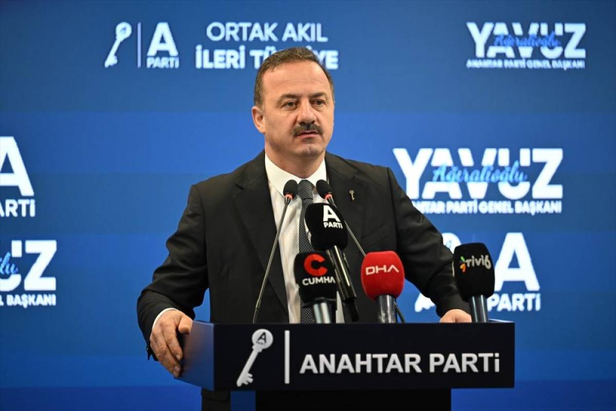 Anahtar Parti Genel Başkanı Ağıralioğlu, basın toplantısı d&uuml;zenledi: