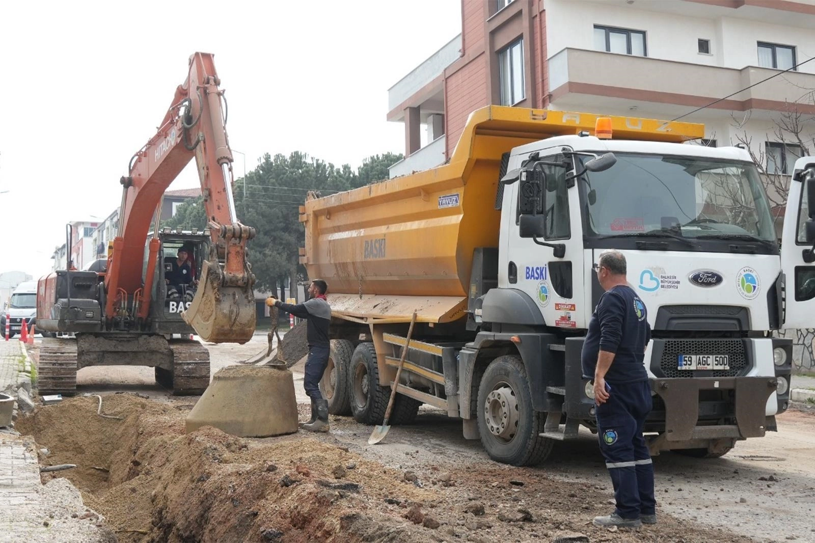 Balıkesir Toygar Mahallesi&rsquo;nde i&ccedil;me suyu hattı yenilendi
