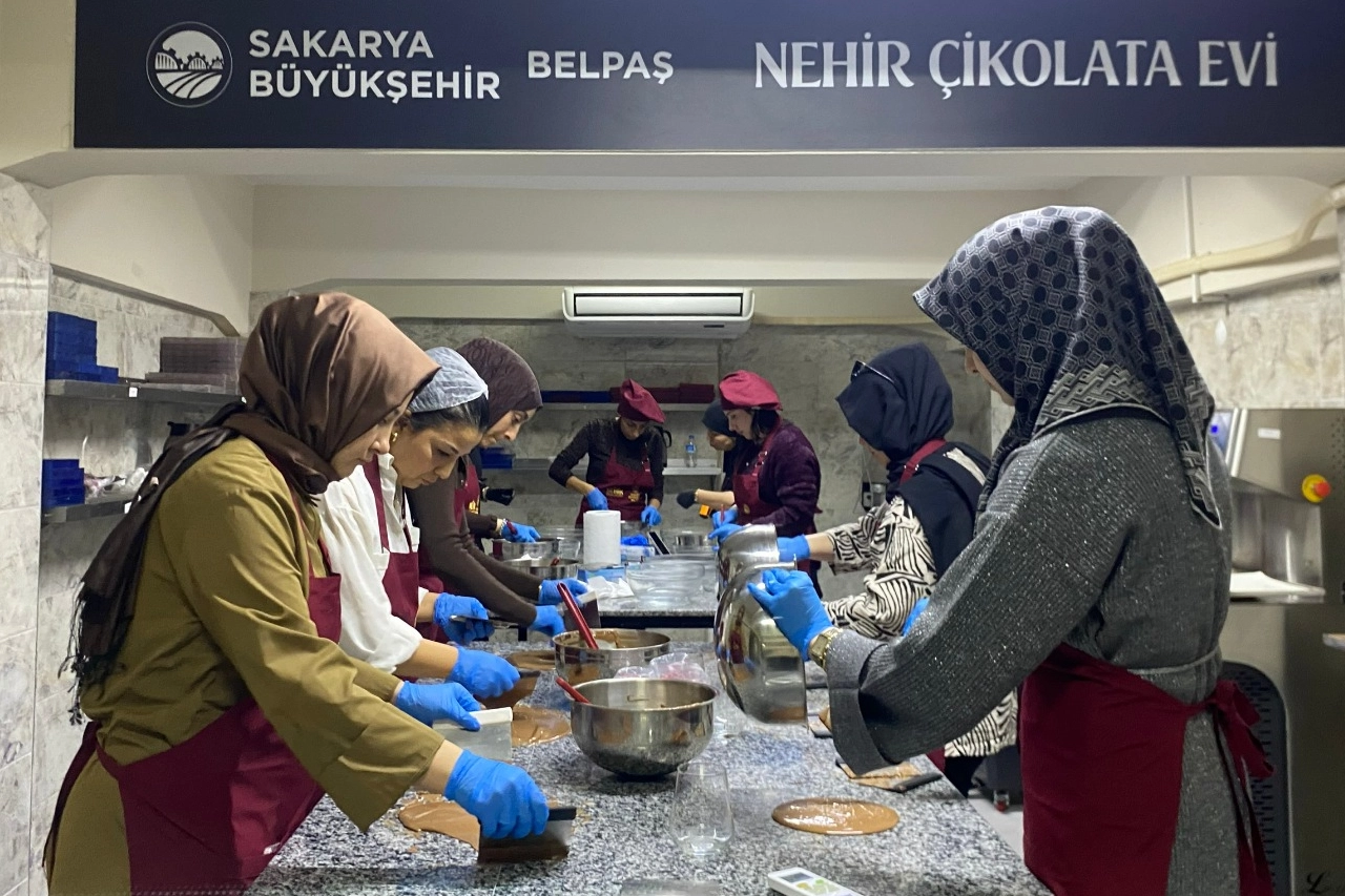 Sakarya'da kadınlara y&ouml;nelik &ccedil;ikolata ve kahve at&ouml;lyesi tamamlandı