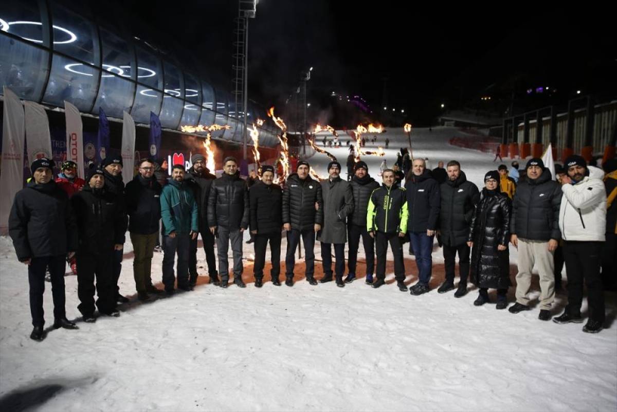 Erzurum'da Kış Sporları kapsamında "&Uuml;nilig T&uuml;rkiye Şampiyonası" a&ccedil;ılışı yapıldı