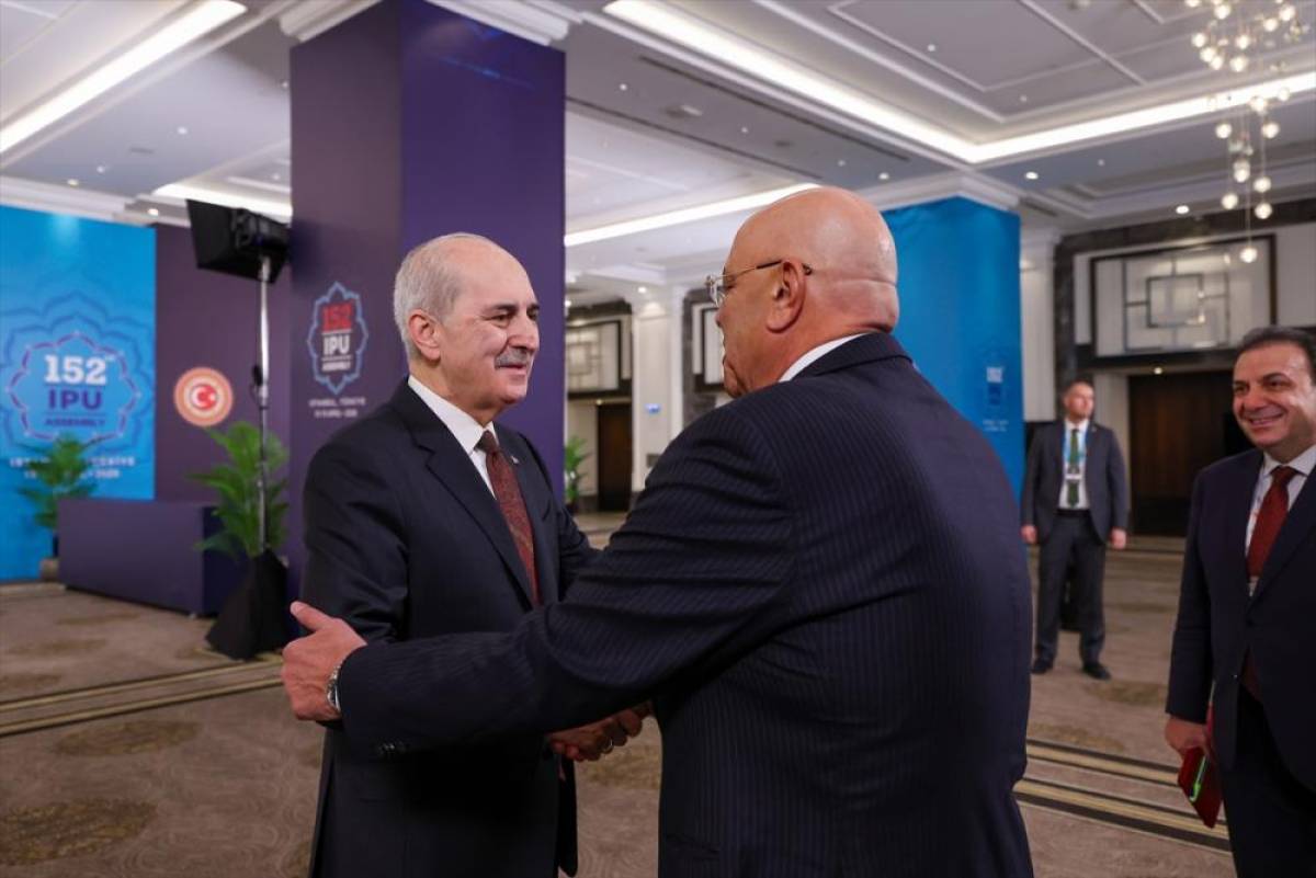 TBMM Başkanı Kurtulmuş, Mısır Temsilciler Meclisi Başkanı Badawy ile g&ouml;r&uuml;şt&uuml;