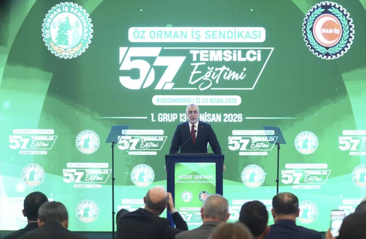 Bakan Işıkhan, &Ouml;z Orman-İş Sendikası 57. Temsilci Eğitim Programı'na katıldı: