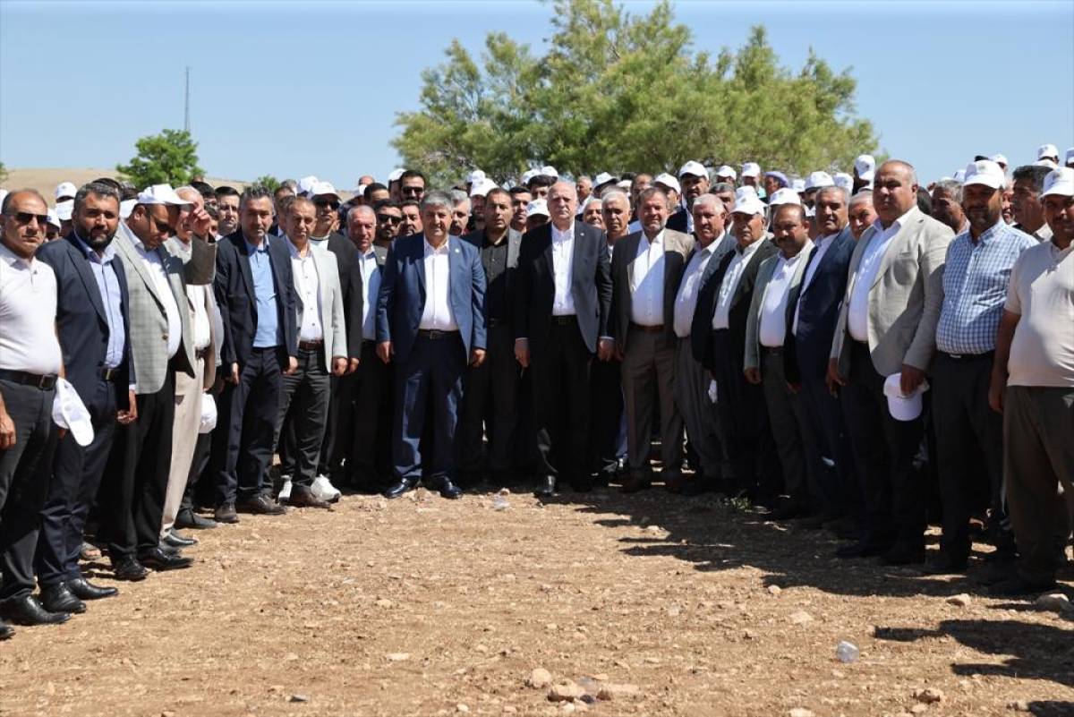 TZOB Genel Başkanı Bayraktar, Şanlıurfa ve Mardin'de kuraklıktan etkilenen tarlaları inceledi
