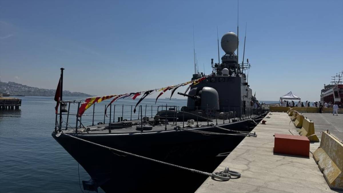 TCG Gurbet h&uuml;cumbotu, Tekirdağ'da ziyarete a&ccedil;ıldı