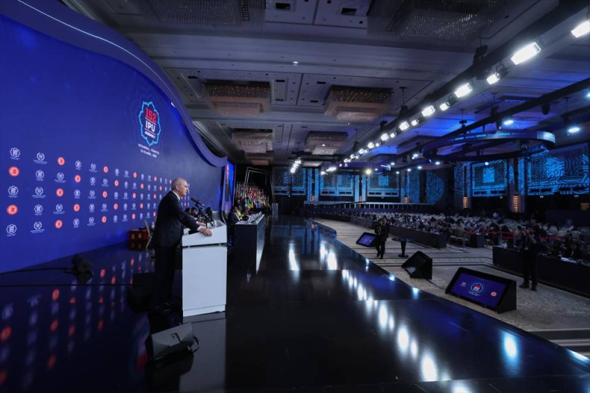 TBMM Başkanı Kurtulmuş, PAB 152. Genel Kurulu kapanış oturumunda konuştu: