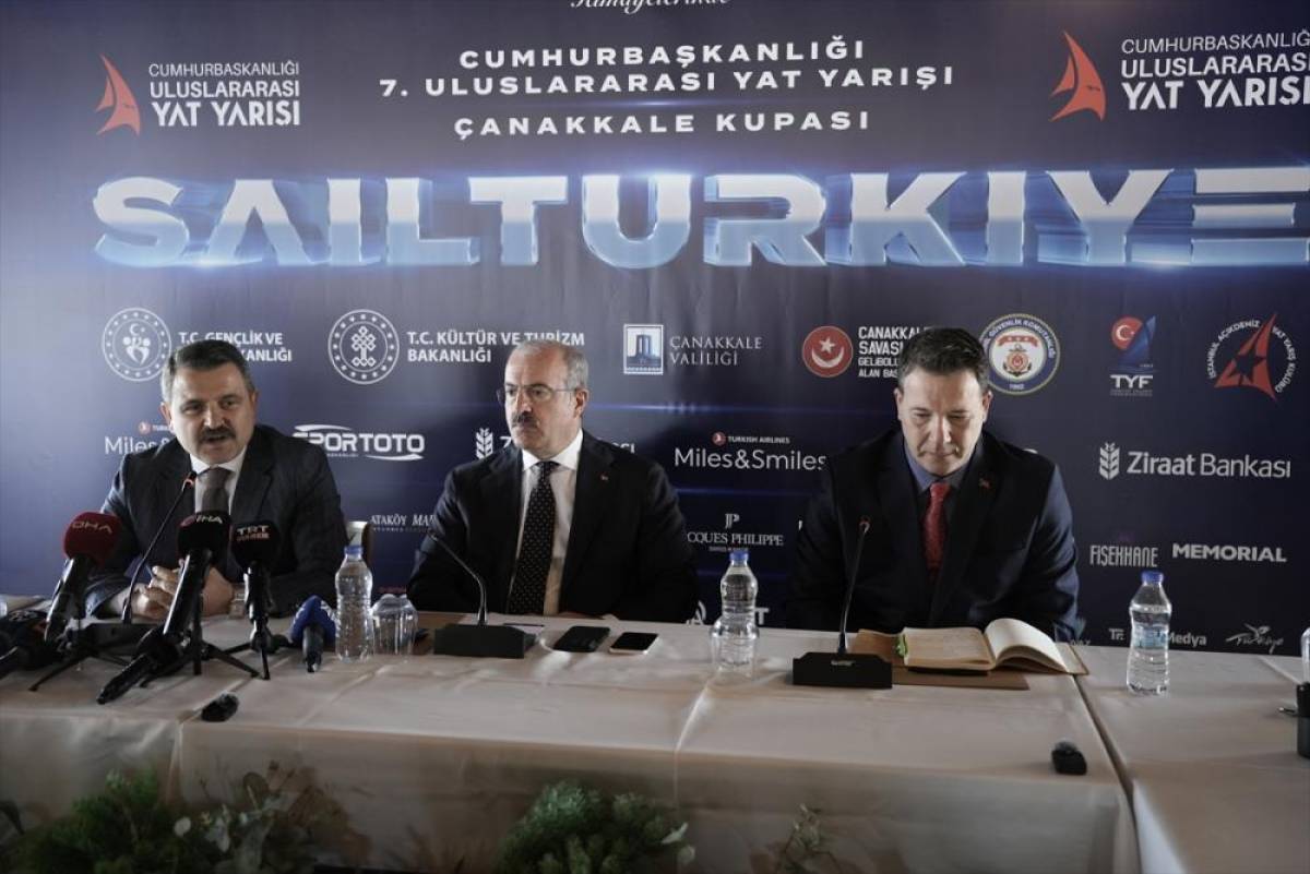 Cumhurbaşkanlığı Uluslararası Yat Yarışları &Ccedil;anakkale Kupası'nın basın lansmanı yapıldı
