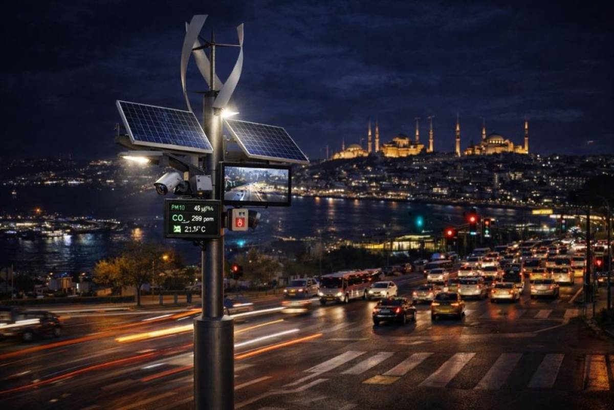 Nu Teknoloji'den "Akıllı Enerji Direği" &ccedil;&ouml;z&uuml;m&uuml;