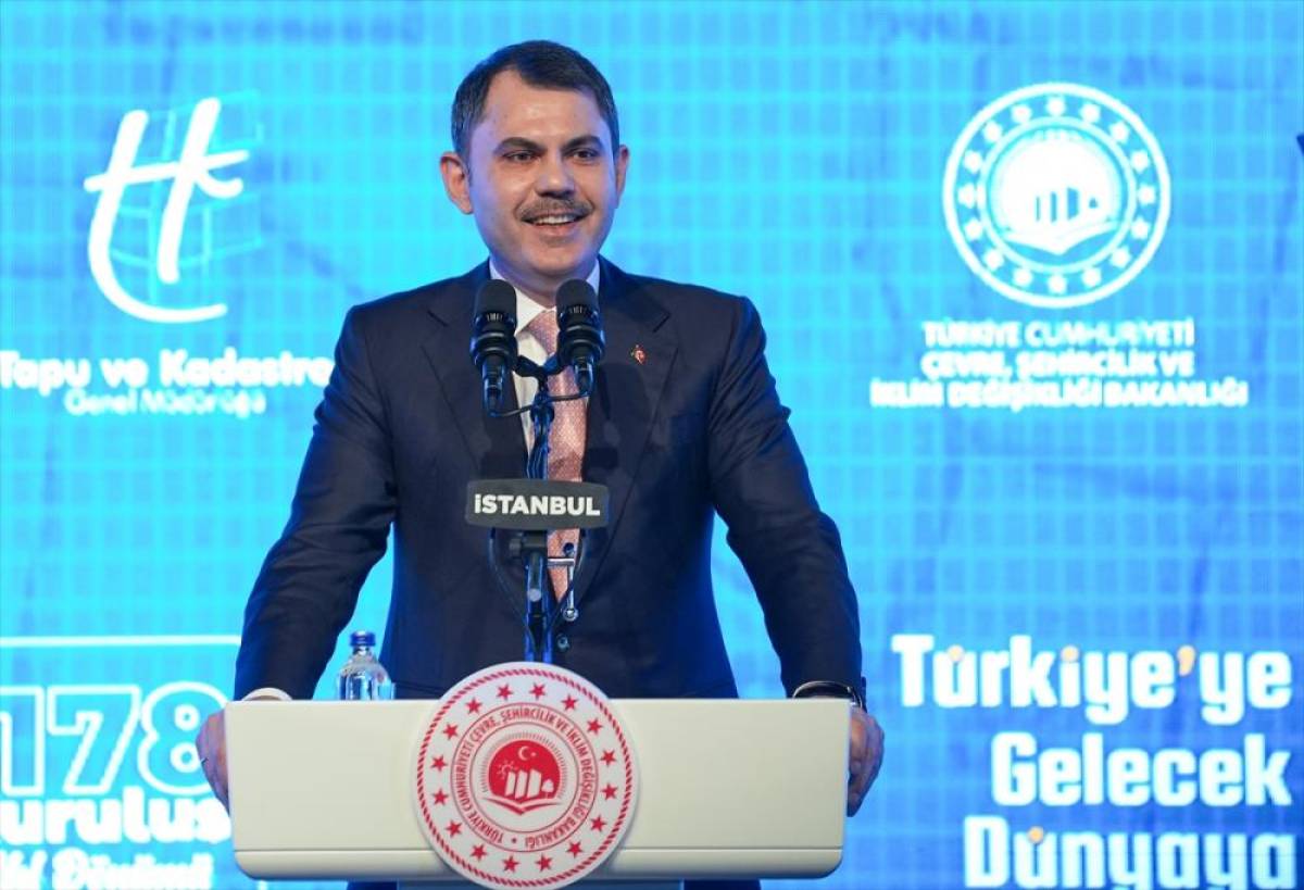 Bakan Kurum, Tapu ve Kadastro Genel Müdürlüğünün 178. kuruluş yıl dönümünde konuştu: