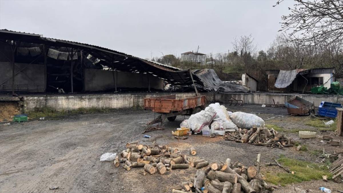 Samsun'da depoda &ccedil;ıkan yangın s&ouml;nd&uuml;r&uuml;ld&uuml;