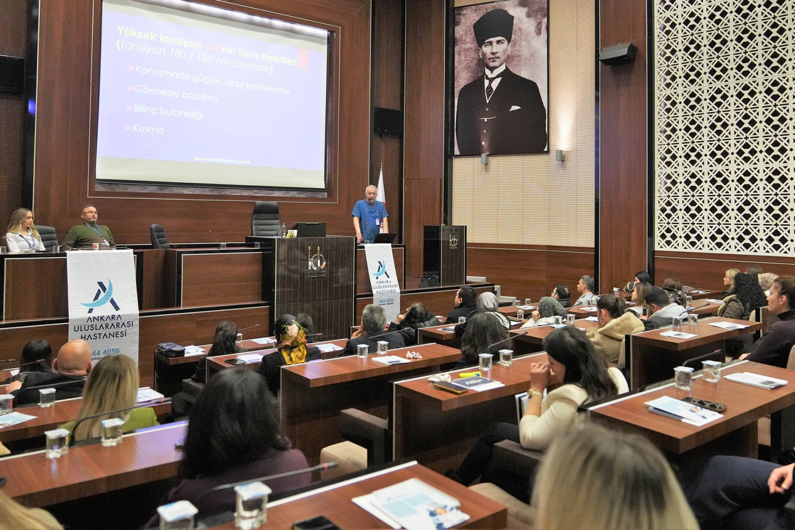 Ankara Ke&ccedil;i&ouml;ren'de belediye personeline sağlık bilin&ccedil;lendirmesi
