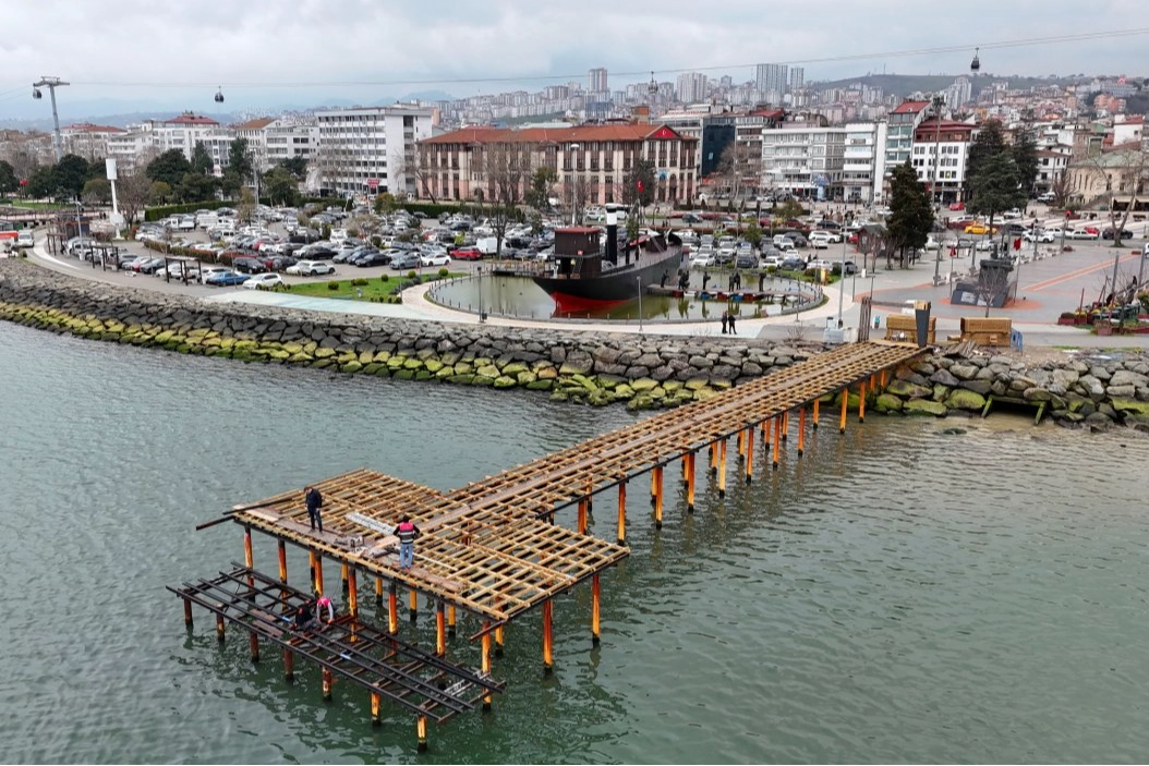 Ordu&rsquo;da Ayışığı İskelesi yeniden hayat buluyor