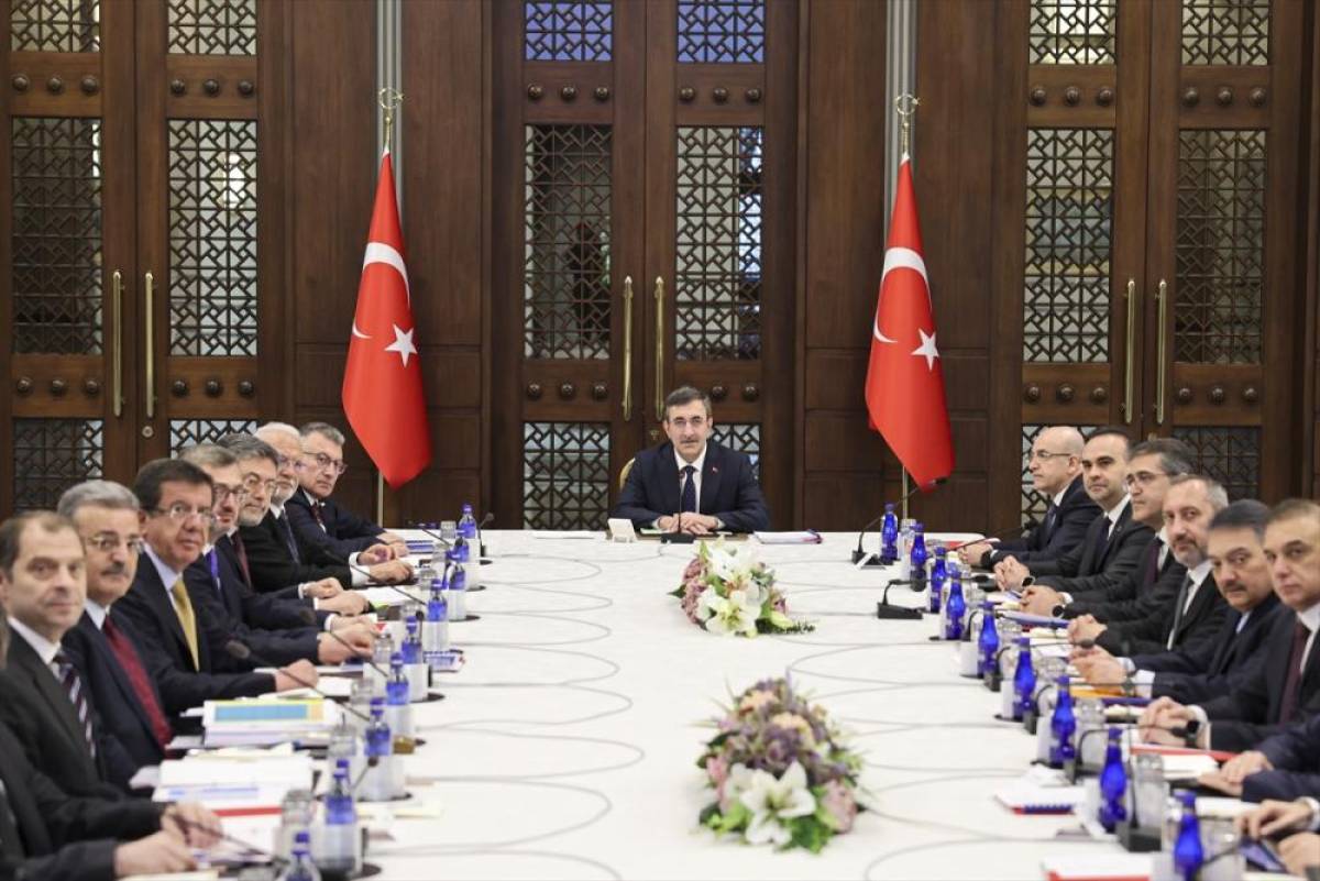 Ekonomi Koordinasyon Kurulu, Cumhurbaşkanı Yardımcısı Yılmaz başkanlığında toplandı