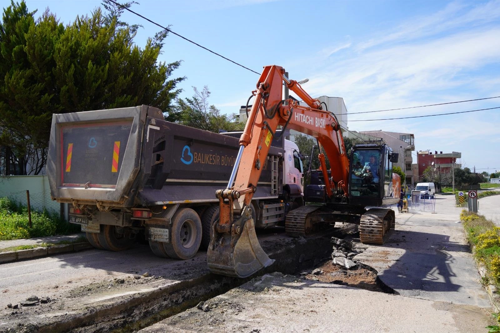 Balıkesir Bandırma&rsquo;da asbestli hatlar yenileniyor