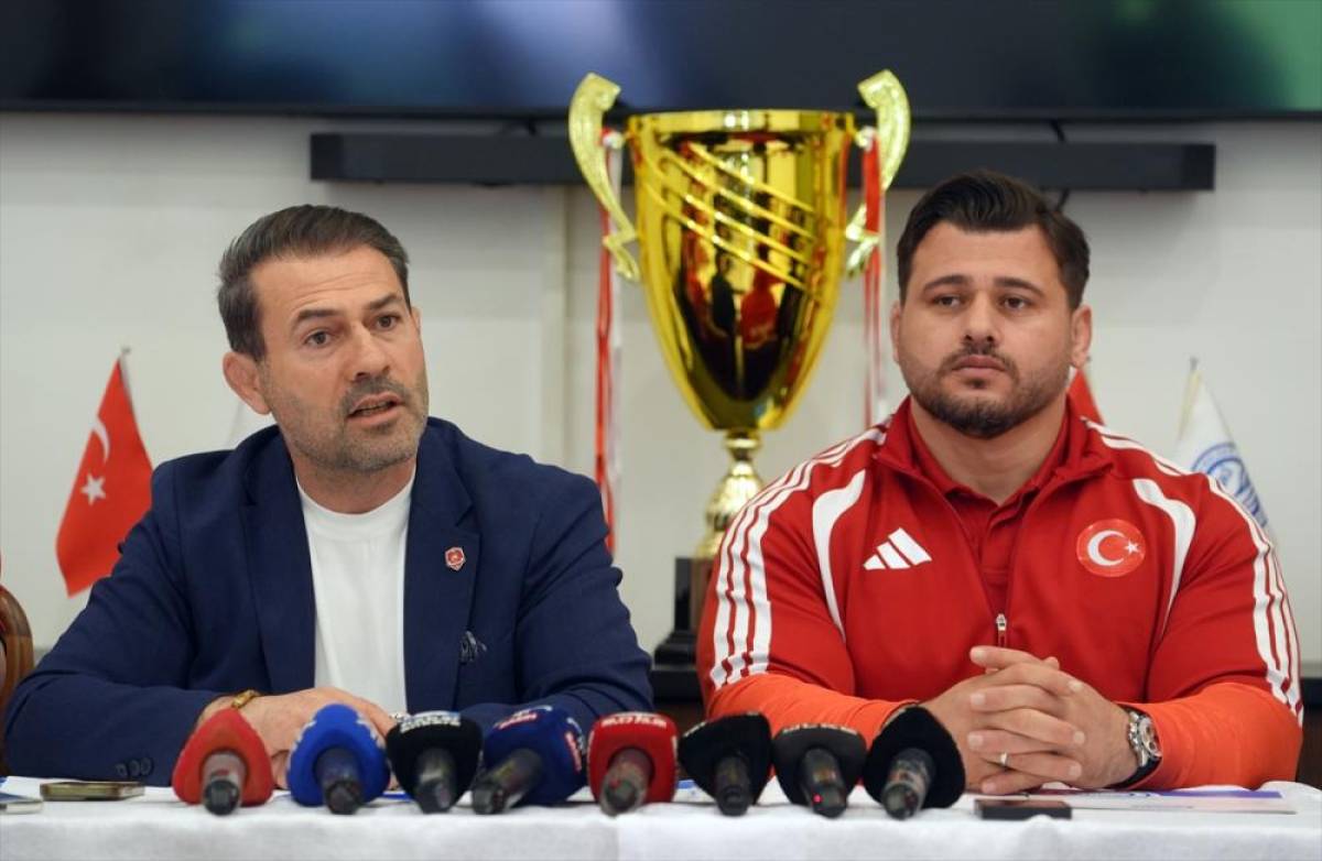 Avrupa şampiyonu milli sporcular, Ankara'da basınla buluştu