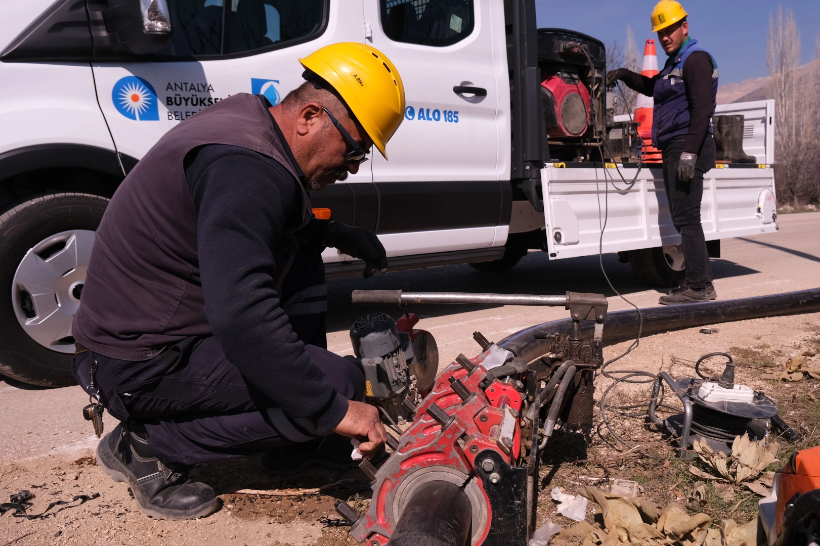 Antalya B&uuml;y&uuml;kşehir&rsquo;den Elmalı&rsquo;ya i&ccedil;me suyu yatırımı