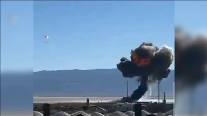 ABD Hava Kuvvetlerinin gösteri uçağı düştü