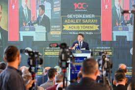 Adalet Bakanı Tunç, Seydikemer Adalet Sarayı'nın açılışında konuştu: