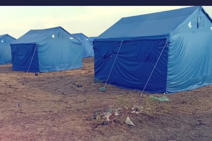 AFAD'ın koordinasyonunda Sudan'a g&ouml;nderilen &ccedil;adırlar ihtiya&ccedil; sahiplerine ulaştırıldı