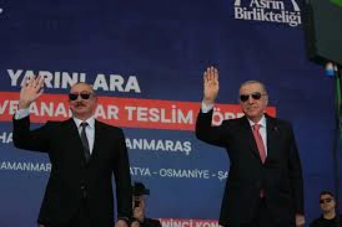 Aliyev, Kahramanmaraş'taki Azerbaycan Mahallesi'nde Afet Konutu Anahtar Teslimi Töreni'nde konuştu: