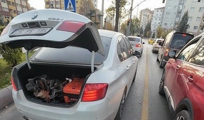 Balıkesir'de otomobilin bagajına gizlenmiş 5 kilogram uyuşturucu ele geçirildi