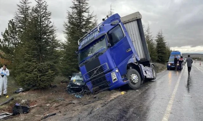 Bitlis'te otomobille tırın &ccedil;arpıştığı kazada 2 kişi &ouml;ld&uuml;, 1 kişi yaralandı