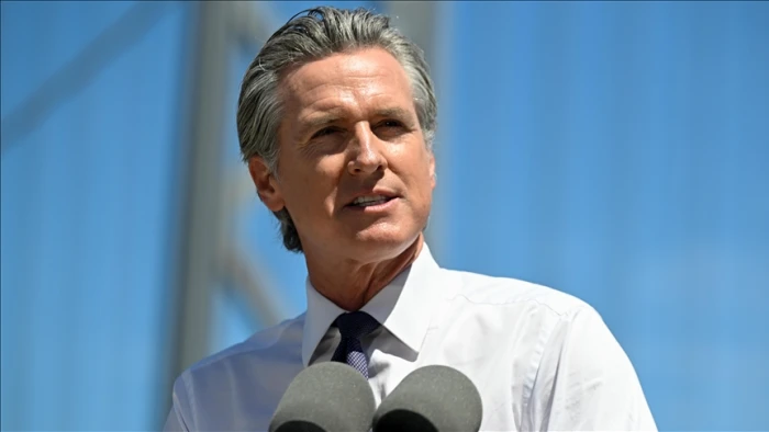 California Valisi Newsom, İsrail lobisi AIPAC'e çizgiyi yıllar öncesinden çektiğini savundu