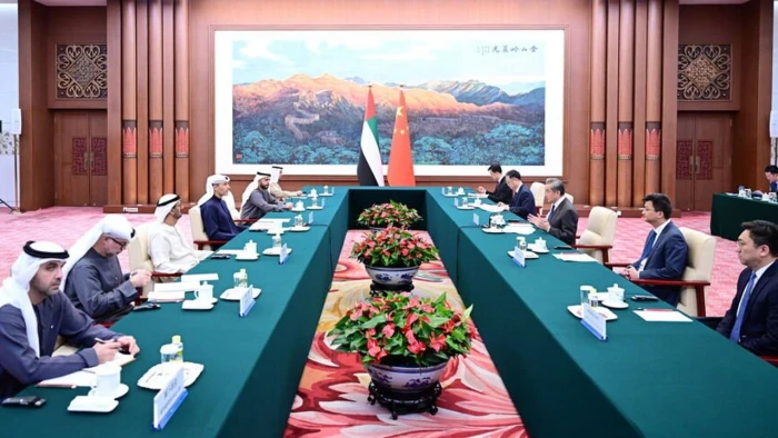 &Ccedil;in, Orta Doğu'daki gerilimden etkilenen Birleşik Arap Emirlikleri'ne destek mesajı verdi